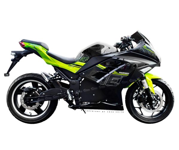 MOTO ELÉCTRICA RANGER NJ 72V-32A VERDE MOTO ELÉCTRICA RANGER NJ 72V-32A